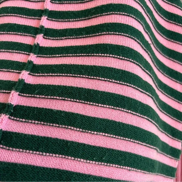 Anthropologie/Maeve Sweater Women Medium Pullover Boxy Slouchy Stripe Pink Green - Picture 10 of 10